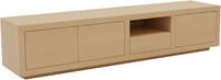 Tampere TV cabinet 190 with 3 doors, 1 drawer and 1 open compartment, Natural Oak - Oak Collection