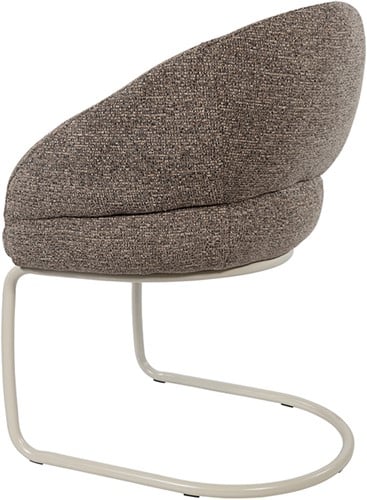 Taylor - armstoel - beige onderstel - Present - Brown 440 - Star Collection-1