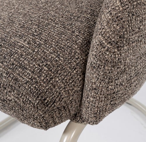 Taylor - armstoel - beige onderstel - Present - Brown 440 - Star Collection-4