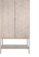 Trinity 2-deurs kast met onderplank, Mango Ashblond - Mix & Match Collection-2