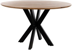 Dining table Ø130, Mango Smooth Natural - Tokio Table Collection