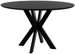 Table séjour Ø120, Acacia Black - Tokio Table Collection