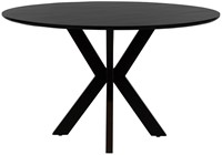 Dining table Ø120, Acacia Black - Tokio Table Collection-1