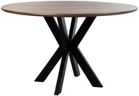 Table séjour Ø120, Mango Brown Walnut - Tokio Table Collection
