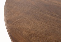 Table séjour Ø120, Mango Brown Walnut - Tokio Table Collection-2