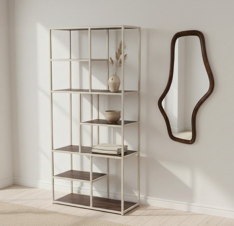 Guadeloupe shelf unit with 5 shelves - Welcome Home Collection-2