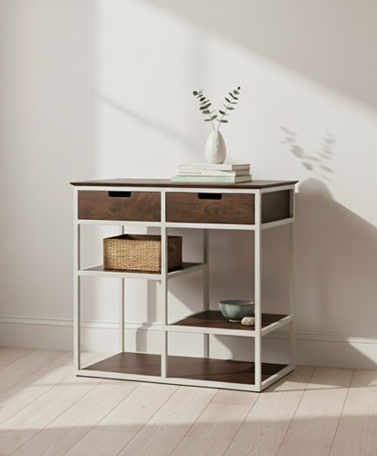 Montserrat wall cabinet 86 with 2 drawers and 3 shelves - Welcome Home Collection-2