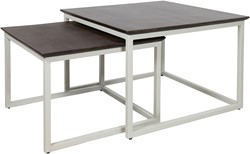 Jamaica coffee table, square, set of 2 - Welcome Home Collection