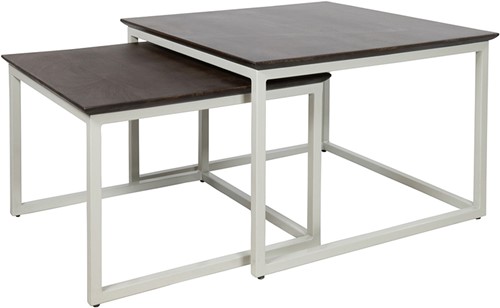 Jamaica salontafel, vierkant, set van 2 - Welcome Home Collection