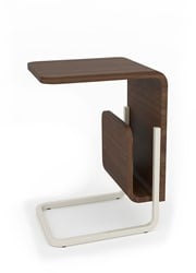 Belize laptoptafel met houten tijdschriftenhouder - Welcome Home Collection