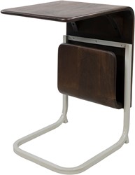 Belize table pour ordinateur avec porte-magazines en bois - Welcome Home Collection