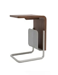 Saba laptoptafel met metalen tijdschriftenhouder - Welcome Home Collection