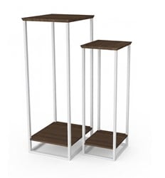 Martinique plantentafel, set van 2 - Welcome Home Collection