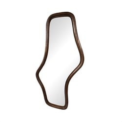 Wavy miroir 121, Mango Brown Walnut - Woody Collection