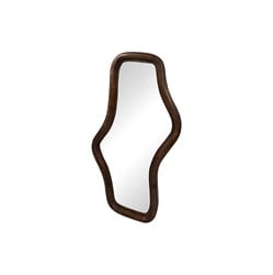 Wavy miroir 80, Mango Brown Walnut - Woody Collection