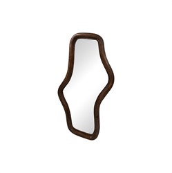 Wavy Spiegel 80, Mango Brown Walnut - Woody Collection