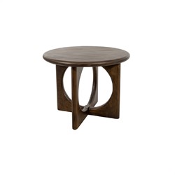 Table basse Ø60, H46, Mango Brown Walnut - Zodiac Collection