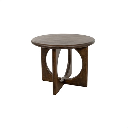 Salontafel Ø60, H46, Mango Brown Walnut - Zodiac Collection