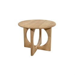 Salontafel Ø60, H46, Acacia Groovy Natural - Zodiac Collection