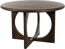 Dining table Ø130, Mango Brown Walnut - Zodiac Collection